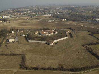 Ardietti stronghold, aerial view